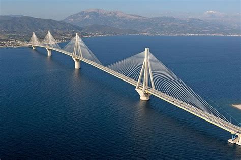 Rio Antirio Bridge Links Peloponnese And Mainland Greece Completed