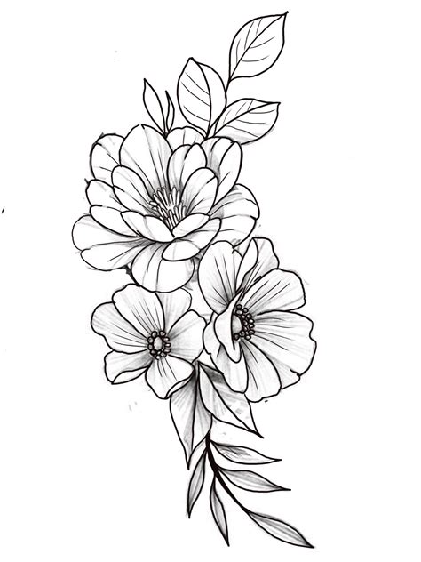 Pin By Sky Gough On Tattoo Ideas Flower Tattoo Drawings Floral
