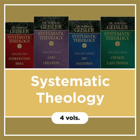 Systematic Theology 4 Vols Verbum