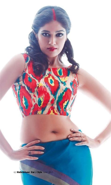 Meghana Raj Latest Hot Navel Show Photos From Star N Style Magazine