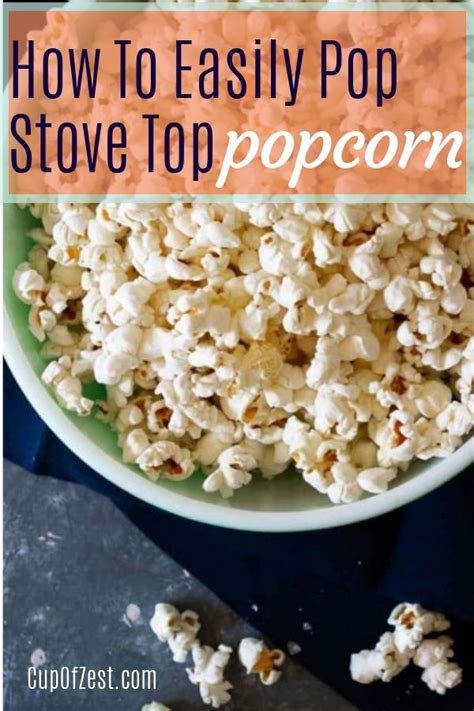 Step Away Microwave Popcorn This Stove Top Popcorn Is Just As Simple