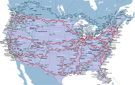 Amtrak Real Time Map The Map Of United States