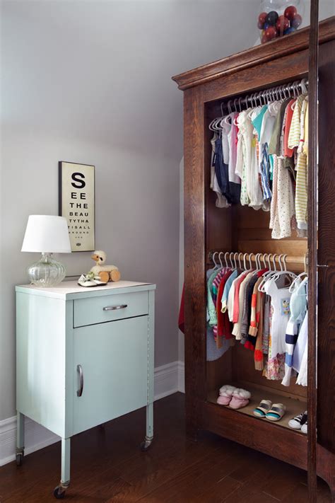 Follow these tips on how to hang a closet rod for. Marvelous wardrobe armoire in Closet Traditional with ...