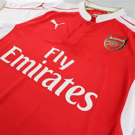 2015 16 Arsenal Puma Home Shirt Bnib 747566 01