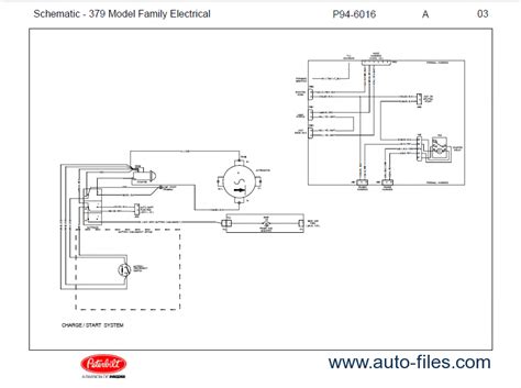 Peterbilt Truck 379 Model Family Electrical Schematic Manual