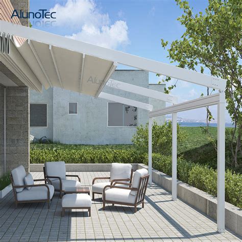 Waterproof Pvc Retractable Awning Pergola Systems Buy Retractable