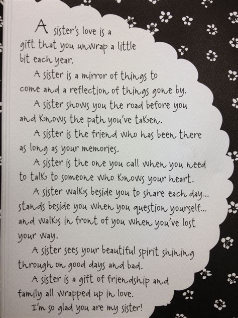 All Because I Love My Sister Letter To My Sister Sister Poems Sister Quotes