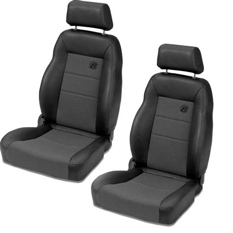 Trailmax Ii Pro Front Seats In Fabric For 76 06 Jeep Cj 5 Cj 7 Cj 8