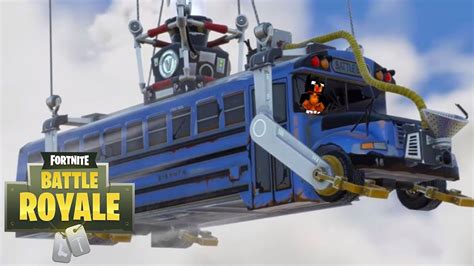 The battle bus has always dropped players off in a diagonal path, but some fortnite players think it is time for a new path. FORTNITE BATTLE ROYALE - BABY MAX DRIVES THE BATTLE BUS ...