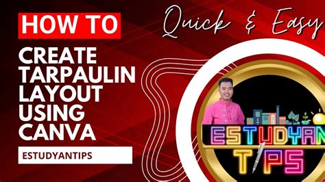 How To Make Tarpaulin Layout From Canva Quick And Easy Geared