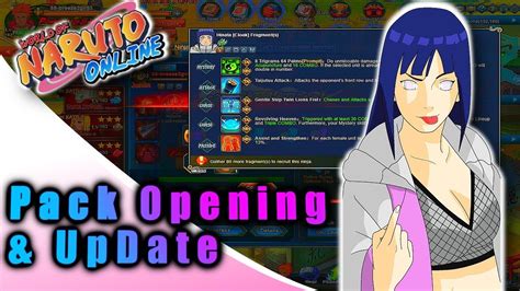 Naruto Online Pack Opening And Health Update Breeze2gv Talk Youtube