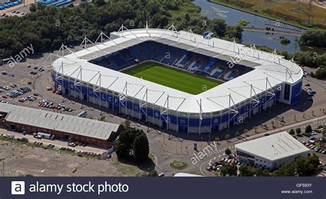 Leicester stadium was a sports stadium on parker drive in leicester. aerial view of The King Power Stadium home of Leicester ...