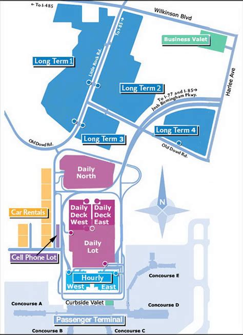 Clt Airport Concourse Map
