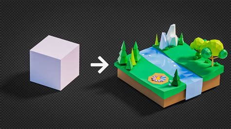 Blender 40 Beginner Tutorial Low Poly Worlds Youtube