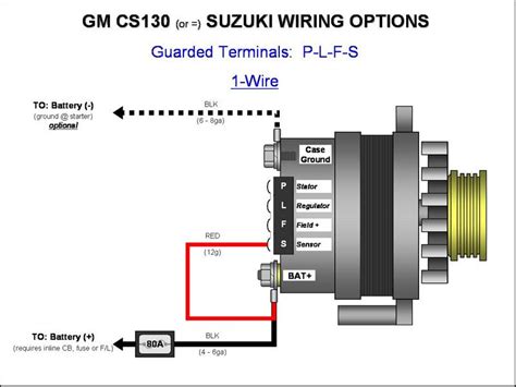 How to wire an alternator diagram. GM Alternator Diagrams - GM CS130/CS144 Alternator Wiring ...