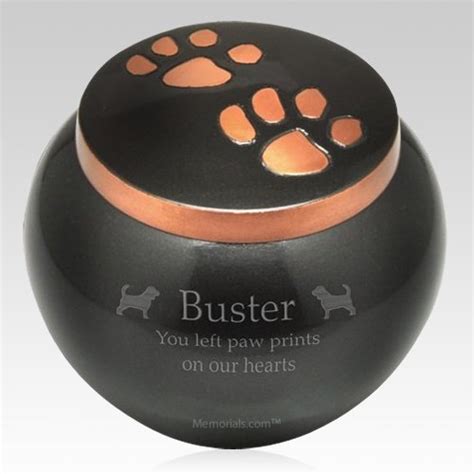 Get in touch with us today for additional information about what we do. Glossy Paw Print Cremation Urn - Large