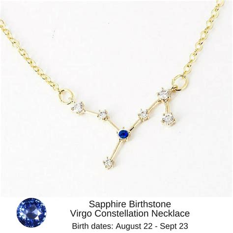 Virgo Celestial Constellation Zodiac Necklace As Seen In Real Simple