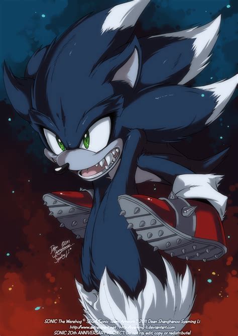 Werehog Sonic Frameless Sonic The Hedgehog Fan Art 29511130 Fanpop