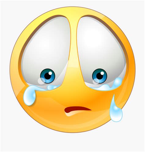 Crying Emoji Png Very Sad Image Cartoon Transparent