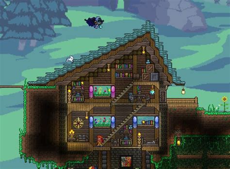 Terraria house design terraria house ideas terraria castle preschool open houses jungle house minecraft construction halloween haunted houses house blueprints minecraft houses. My first house that isn't a box - "Eternal Honeymoon ...