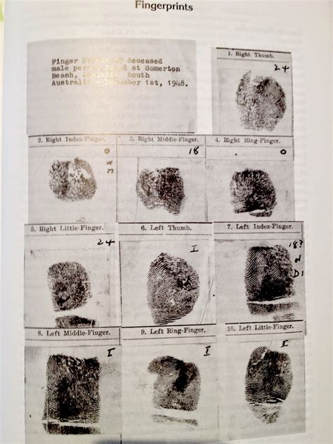 Somerton Man: The Fingerprints, A Questionable Document ~ THE THREE