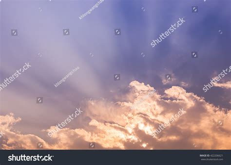 Sunset Sunrise Clouds Light Rays Other Stock Photo 422206621 Shutterstock