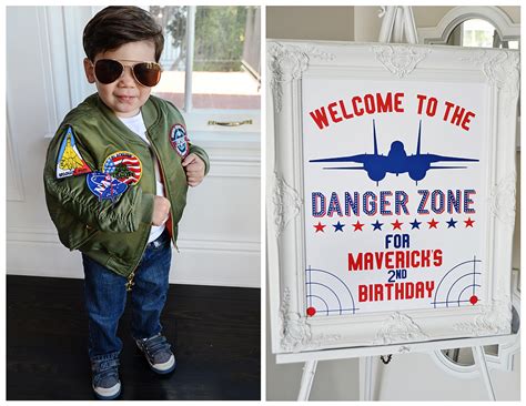 Maverick Top Gun Kid Top Gun Birthday Party Aviator Sunglasses Top