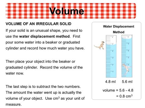 Volume Of Irregular Solids Worksheets