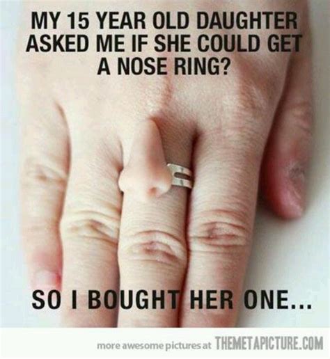 Nose Ring Funny Funny Quotes Funny Meme Pictures