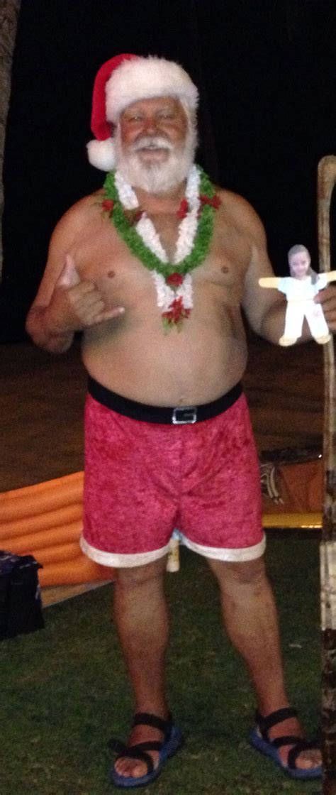 Santa In His Bathing Suit Waikiki Hawaii Dec Vimeo Com