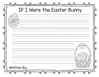 I created these easter writing prompts to go along with this. Easter Bunny Writing Prompt by Teaching Math With Mrs R | TpT