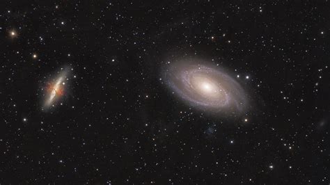 Messier 81 Und 82 Spektrum Der Wissenschaft