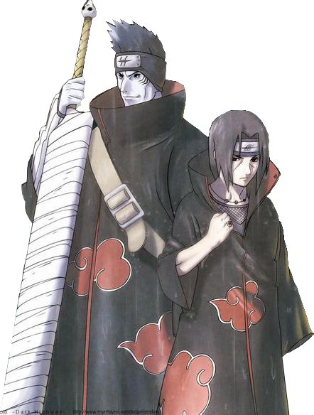 Hoshigaki Kisame And Uchiha Itachi Akatsuki Clan Itachi Akatsuki