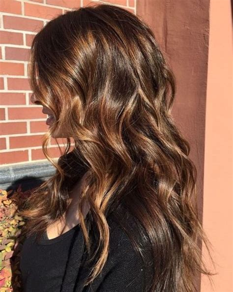 Looks With Caramel Highlights On Brown And Dark Brown Hair Brown