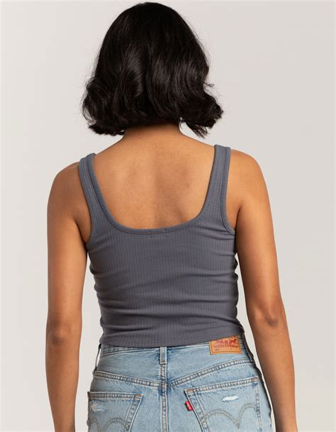 Tillys Square Neck Womens Tank Top Dusk Tillys