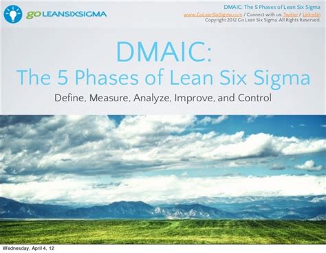 Dmaic The 5 Phases Of Lean Six Sigma