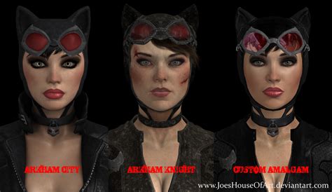Arkham Catwoman Comparison By Shaunsarthouse On Deviantart