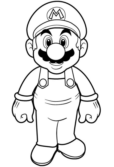 Mario Coloring Pages Free Printable Coloring Pages For Kids
