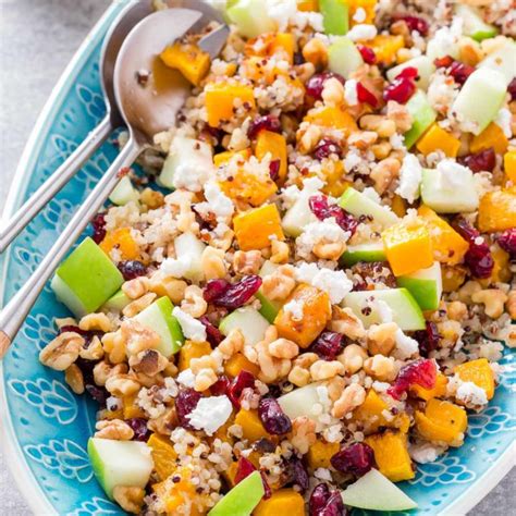 Butternut Squash Apple Quinoa Salad Cooking On The Front Burner