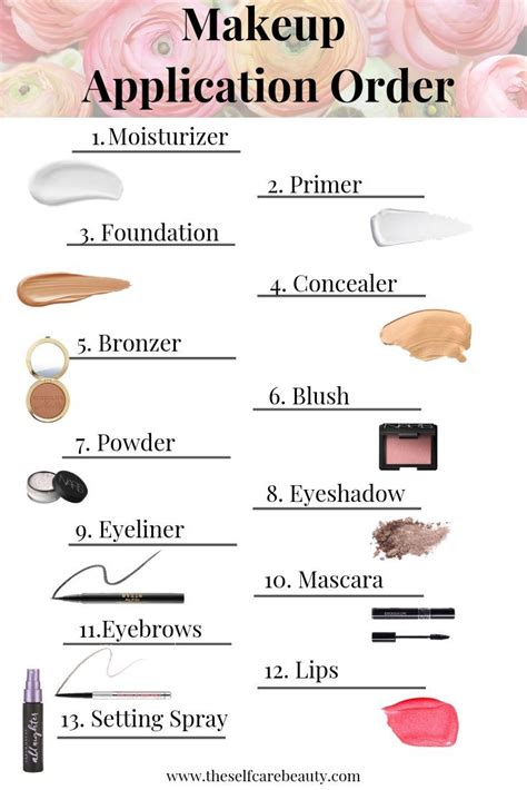 Makeup School 101 Makeup Application Order The Self Care Beauty