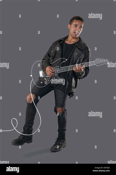 Young Musician Portrait Stock Photo Alamy