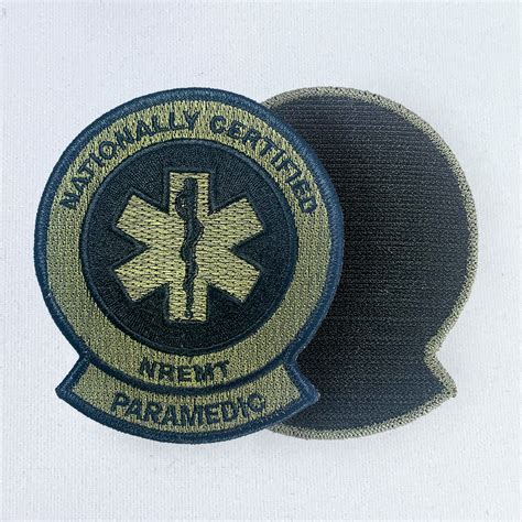 Paramedic Tactical Patch Blue National Registry Of Emergency
