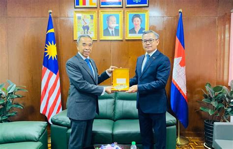 He Mr Cheuy Vichet Ambassador Of Cambodia To Malaysia Received A Courtesy Call On By Dato