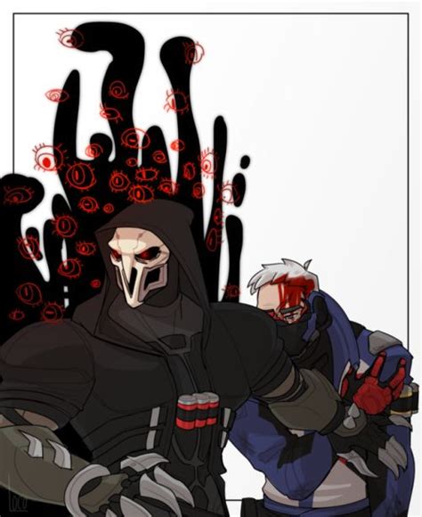 Reaper Soldier 76 With Images Overwatch Drawings Overwatch