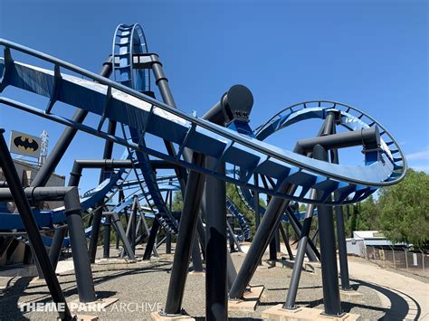 Batman The Ride At Six Flags Magic Mountain Theme Park Archive