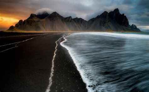 Black Sand Beach Iceland 4000 X 2481 Wallpapers