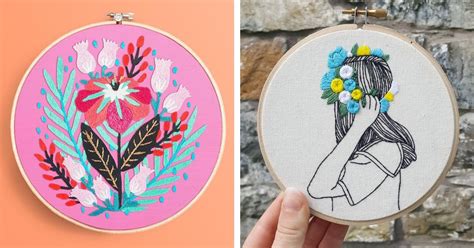26 Embroidery Patterns That You Can Start Sewing Today