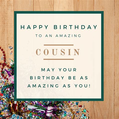 Happy birthday my loving sister! 120 Happy Birthday Cousin Wishes - Find the perfect ...