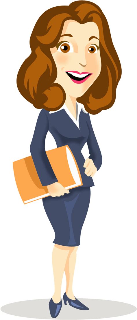 Business Woman Cartoon Png Clipart Full Size Clipart 5322486 Images