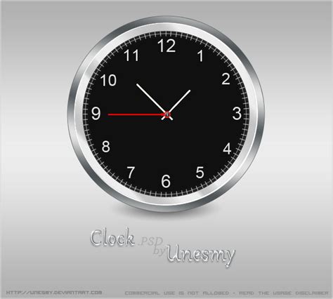 Clock Psd By Unesmy On Deviantart